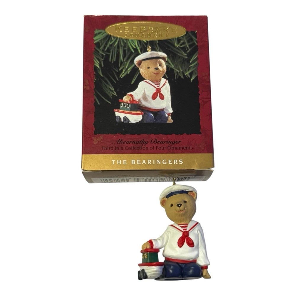 Hallmark Keepsake Ornament Bearingers‎ Abearnathy Victoria Circle Vintage 1993